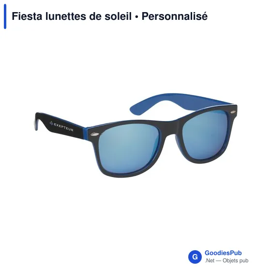 Lunettes de soleil personnalisables avec logo - Fiesta - Image 3