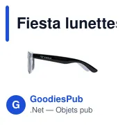 Lunettes de soleil personnalisables avec logo - Fiesta - Miniature 8