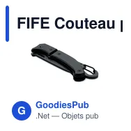 FIFE Couteau pliable en aluminium - Miniature 3