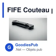 FIFE Couteau pliable en aluminium - Miniature 5