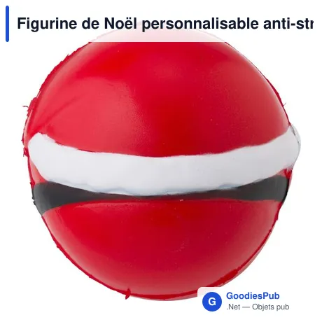 Figurine de Noël personnalisable anti-stress avec logo - Harris