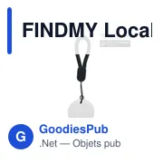 Traceur GPS personnalisable FINDMY avec logo pour objets publicitaires - Miniature 1