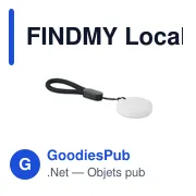 Traceur GPS personnalisable FINDMY avec logo pour objets publicitaires - Miniature 2