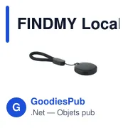 Traceur GPS personnalisable FINDMY avec logo pour objets publicitaires - Miniature 7