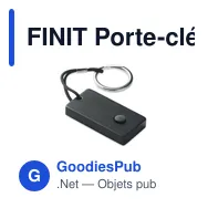 FINIT Porte-clé anti-perte en bambou - Miniature 1