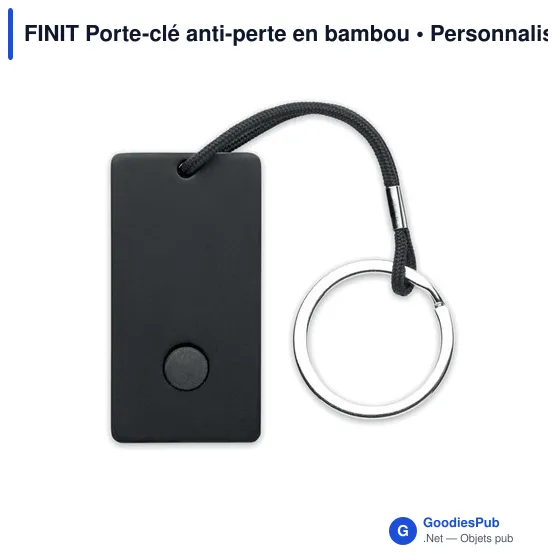 FINIT Porte-clé anti-perte en bambou - Image 4