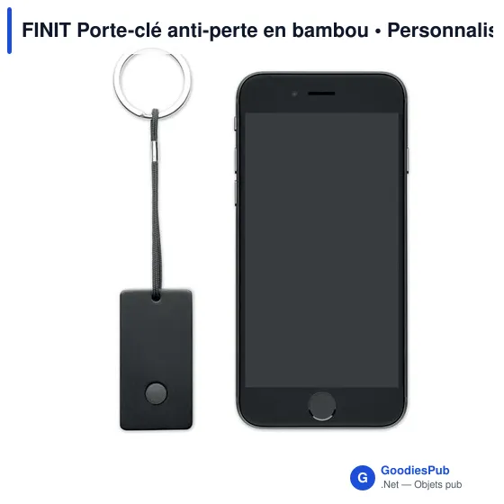 FINIT Porte-clé anti-perte en bambou - Image 5