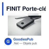 FINIT Porte-clé anti-perte en bambou - Miniature 6