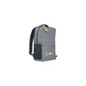 Variante gris - Sac à dos ordinateur personnalisable Finley GRS RPET avec logo