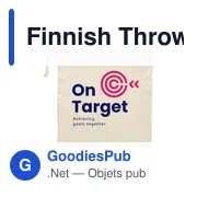 Jeu d'adresse personnalisable Finnish Throwing Game avec logo - Miniature 3
