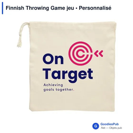 Jeu d'adresse personnalisable Finnish Throwing Game avec logo - Image 3