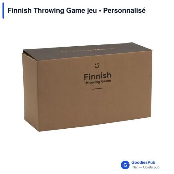 Jeu d'adresse personnalisable Finnish Throwing Game avec logo - Image 4