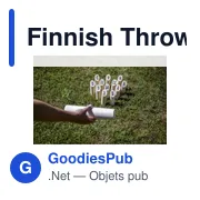 Jeu d'adresse personnalisable Finnish Throwing Game avec logo - Miniature 6