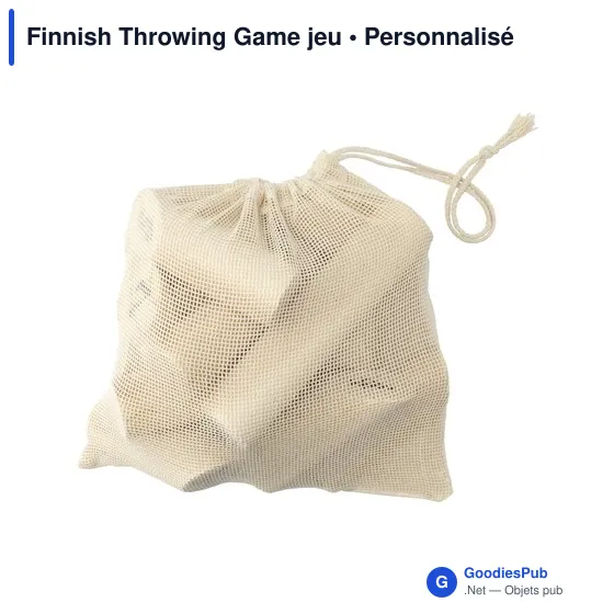 Jeu d'adresse personnalisable Finnish Throwing Game avec logo - Image 8