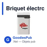 Briquet électronique personnalisable avec logo - FireLight - Miniature 1