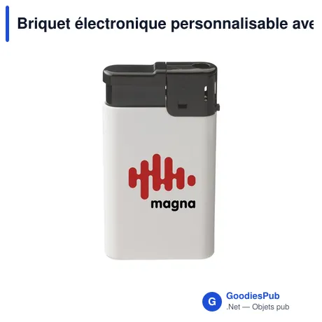 Briquet électronique personnalisable avec logo - FireLight
