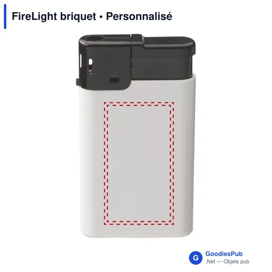 Briquet électronique personnalisable avec logo - FireLight - Image 2