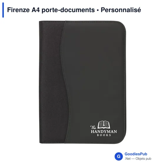 Porte-documents A4 personnalisable Firenze avec logo - Image 4