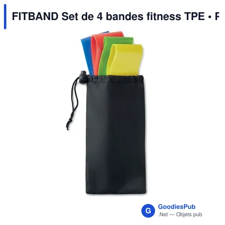 FITBAND Set de 4 bandes fitness TPE