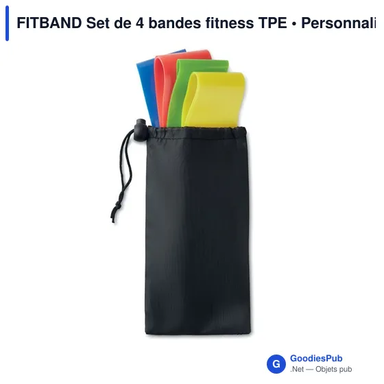 FITBAND Set de 4 bandes fitness TPE - Image 1