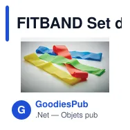 FITBAND Set de 4 bandes fitness TPE - Miniature 3