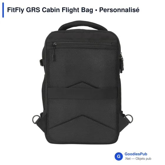 Sac à dos Cabin Flight personnalisable avec logo - FitFly GRS - Image 5