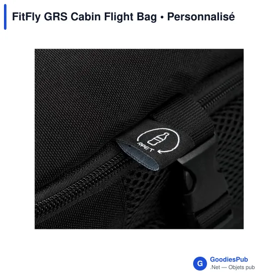 Sac à dos Cabin Flight personnalisable avec logo - FitFly GRS - Image 9