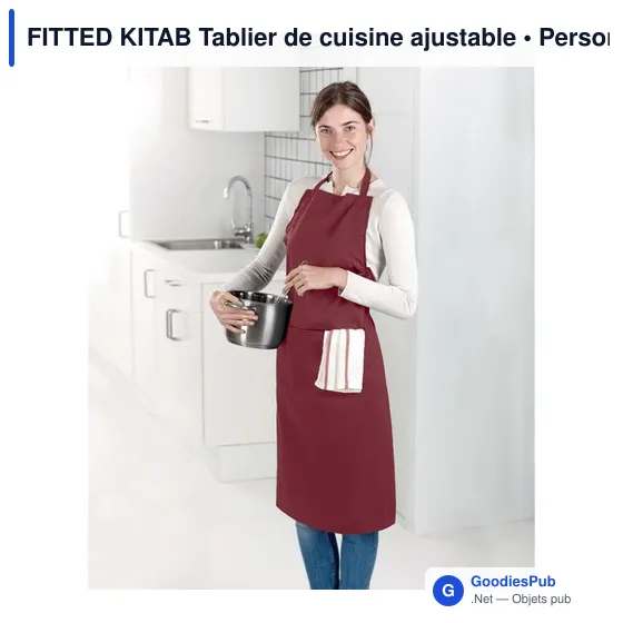 FITTED KITAB GRANADA Tablier de cuisine ajustable - Image 12