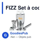 FIZZ Set à cocktail de luxe - Miniature 3