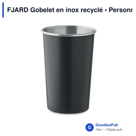 FJARD Gobelet en inox recyclé