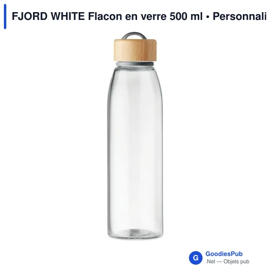 FJORD WHITE Flacon en verre 500 ml - Image 2