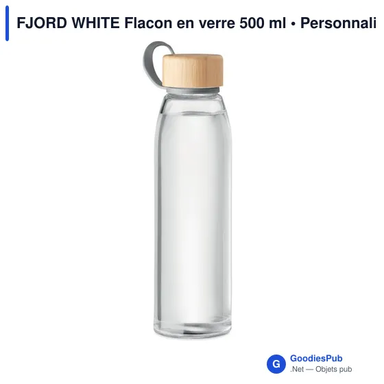 FJORD WHITE Flacon en verre 500 ml - Image 3