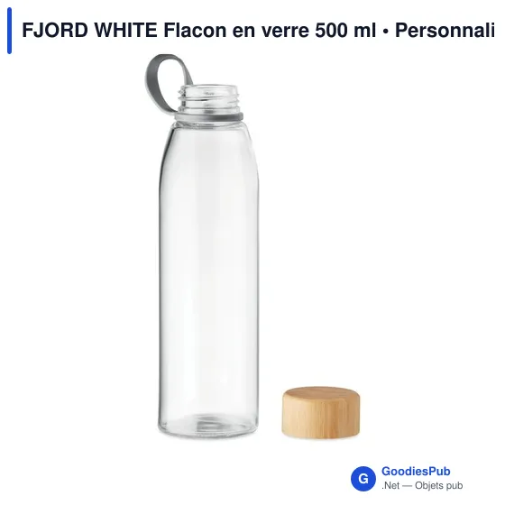 FJORD WHITE Flacon en verre 500 ml - Image 4