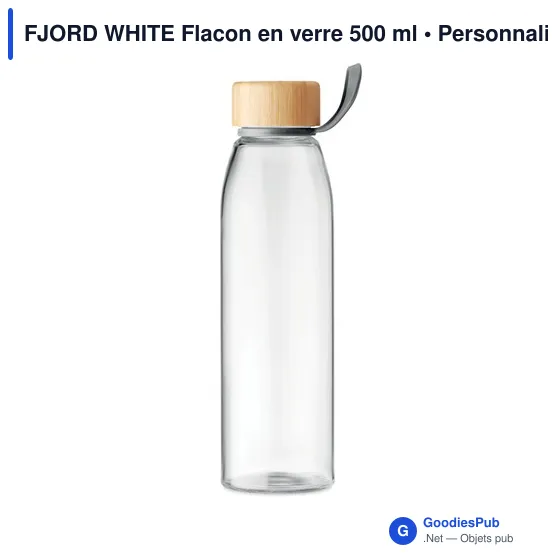 FJORD WHITE Flacon en verre 500 ml - Image 5