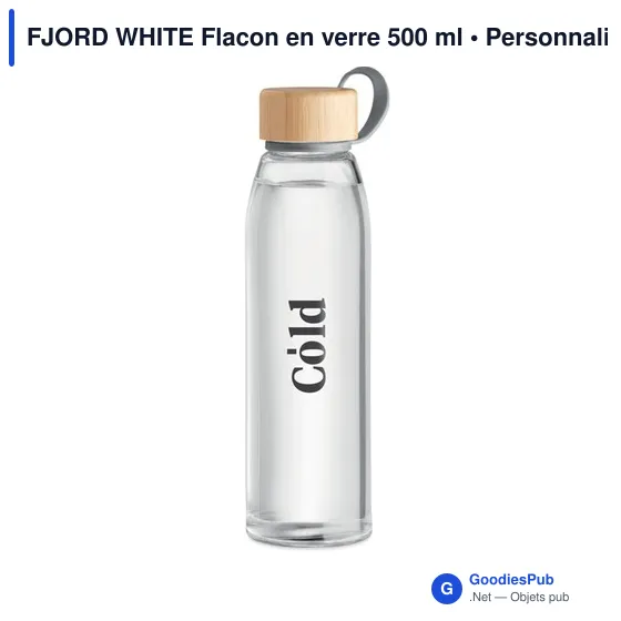 FJORD WHITE Flacon en verre 500 ml - Image 6