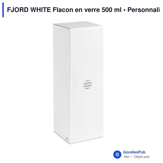 FJORD WHITE Flacon en verre 500 ml - Image 8