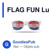 FLAG FUN Lunettes de supporter - Miniature 1