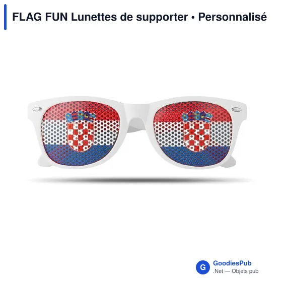FLAG FUN Lunettes de supporter - Image 1