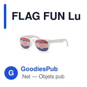 FLAG FUN Lunettes de supporter - Miniature 2