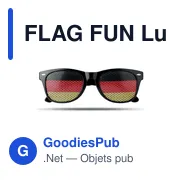 FLAG FUN Lunettes de supporter - Miniature 3