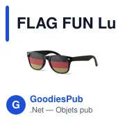 FLAG FUN Lunettes de supporter - Miniature 4