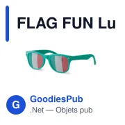 FLAG FUN Lunettes de supporter - Miniature 6