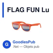 FLAG FUN Lunettes de supporter - Miniature 8