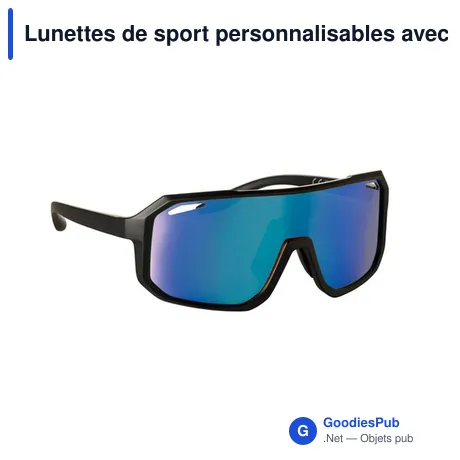 Lunettes de sport personnalisables avec logo - FLASH UV400