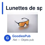 Lunettes de sport personnalisables avec logo - FLASH UV400 - Miniature 11