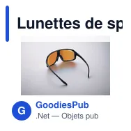 Lunettes de sport personnalisables avec logo - FLASH UV400 - Miniature 10