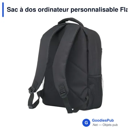 Sac à dos ordinateur personnalisable Flashline GRS RPET avec logo