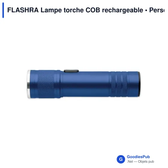 Lampe torche personnalisable FLASHRA avec logo - rechargeable et extensible - Image 2