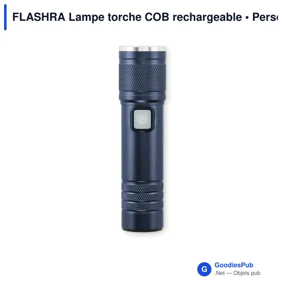 Lampe torche personnalisable FLASHRA avec logo - rechargeable et extensible - Image 11