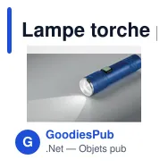 Lampe torche personnalisable FLASHRA avec logo - rechargeable et extensible - Miniature 3